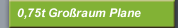 0,75t Großraum Plane