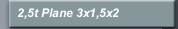 2,5t Plane 3x1,5x2