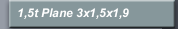 1,5t Plane 3x1,5x1,9
